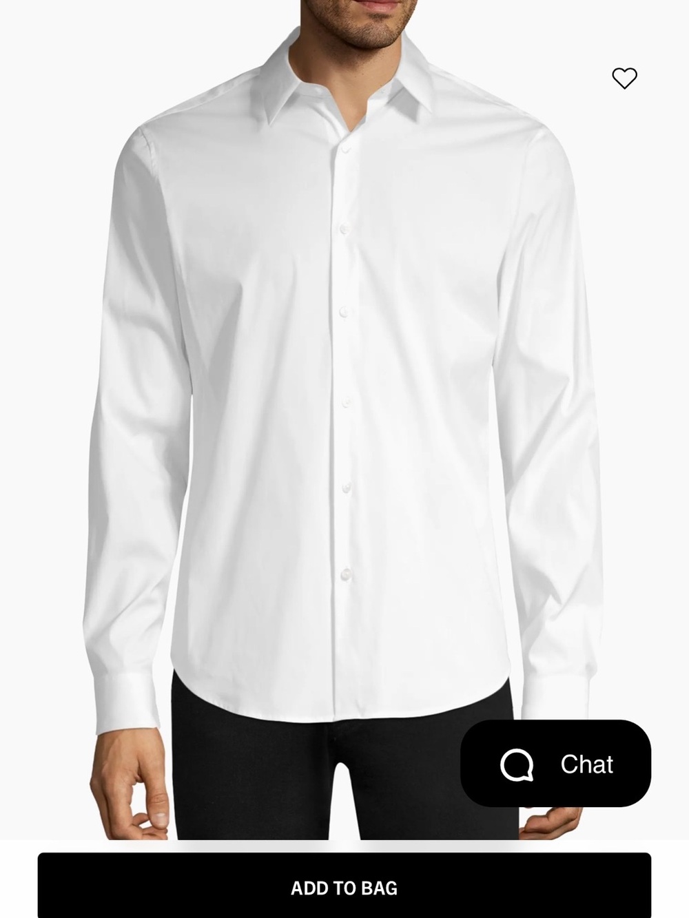 Theory Sylvain Wealth Men's White Button Down Dress Shirt - Picture 6 of 7